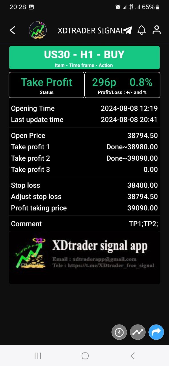 XDtrader App Screenshot 2